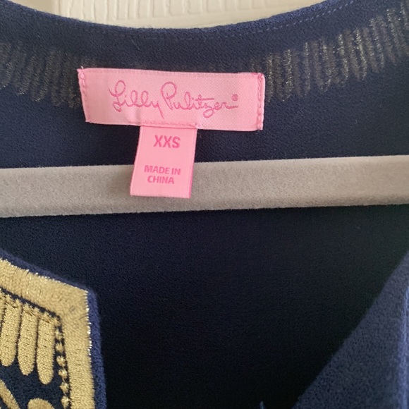 Lilly Pulitzer navy dress - Picture 2 of 6